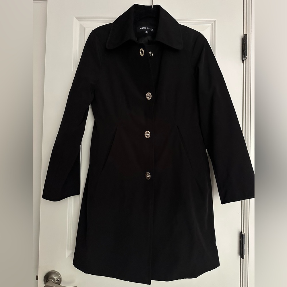 Anne Klein Black Trench Coat